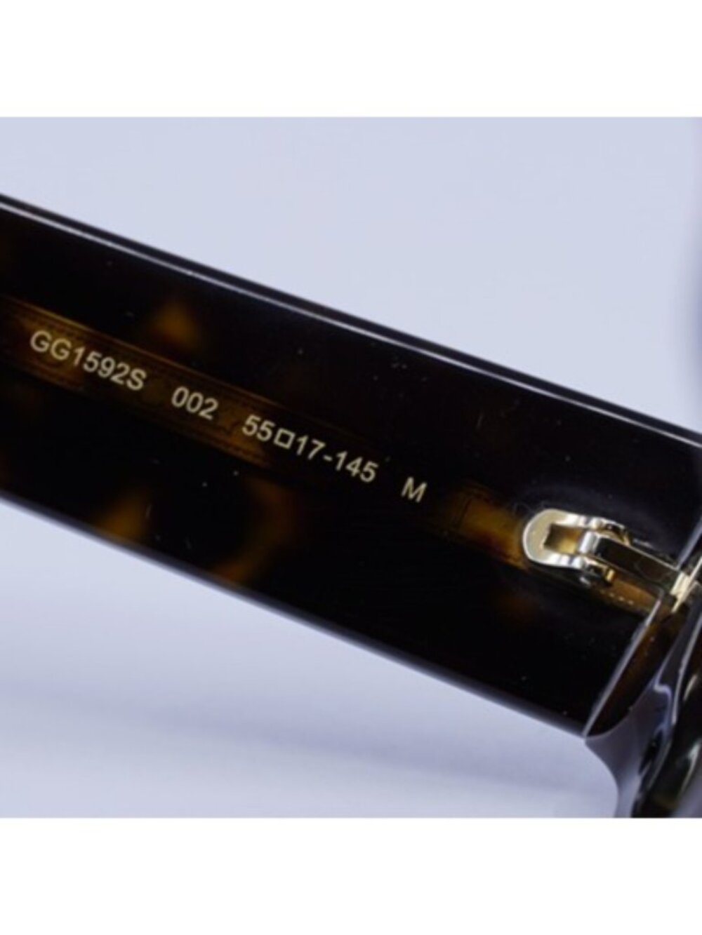 Gucci GG1592S 002 Sunglasses Havana Rectangle Frame, Yellow with Pattern Lenses - Picture 7 of 11